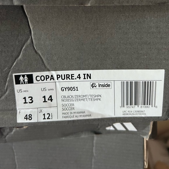 Adidas Copa Pure 4 Indoor Soccer Shoes - Picture 8 of 10